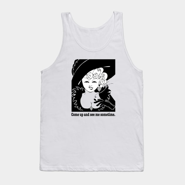 CLASSIC HOLLYWOOD FILM STAR Tank Top by cartoonistguy